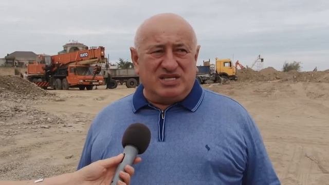 Строительство набережной началось