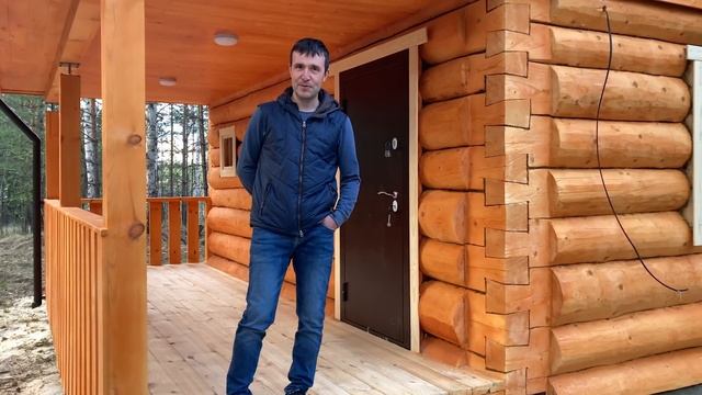 152. Баня 4 на 6 метра с террасой