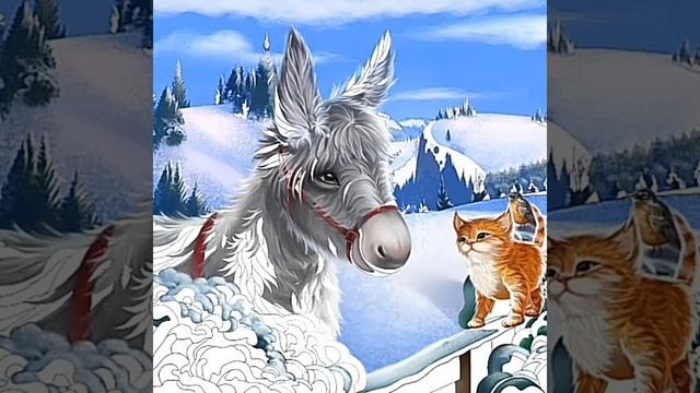 Не разговаривай с ослом! Притча раскраска. смотреть онлайн