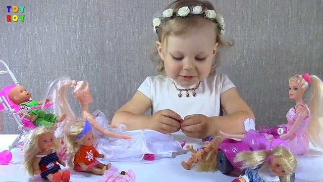 Куклы Барби. Играем в куклы, одеваем кукол. Красивые куколки. #ToyBoy