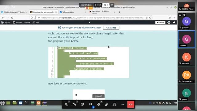 Printing patterns using loops in java | Tamil смотреть онлайн
