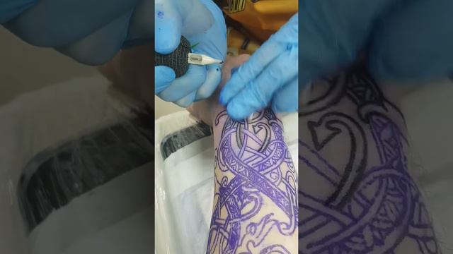 Скандинавская тема | tattoo in progress