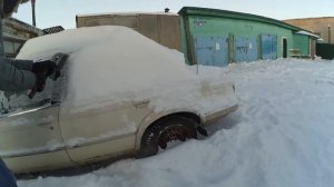 Запуск BMW E30 дизель после долгого простоя зимой