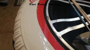 Tire Paint. Краска для шин. Веселая покраска колеса , часть 3 . Покрасил- поехал.