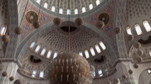 Kocatepe Camii (mosque) in Ankara Turkey at 14.09.2023