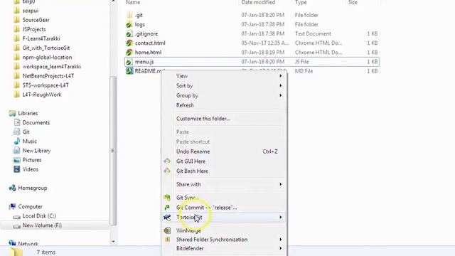 TortoiseGit Tutorial 12 How to use cherry pick in git смотреть онлайн
