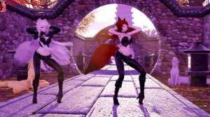 [MMD] - 레이샤 LAYSHA - Chocolate Cream - Kitsune Ember and Lady Mugen Black Troopers 4K