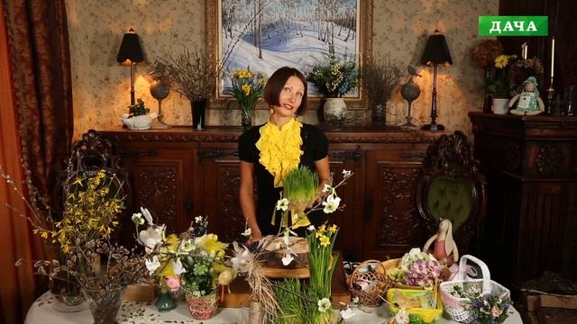 Пасхальная весенняя композиция//Украшаем дом к пасхе//Easter decorations