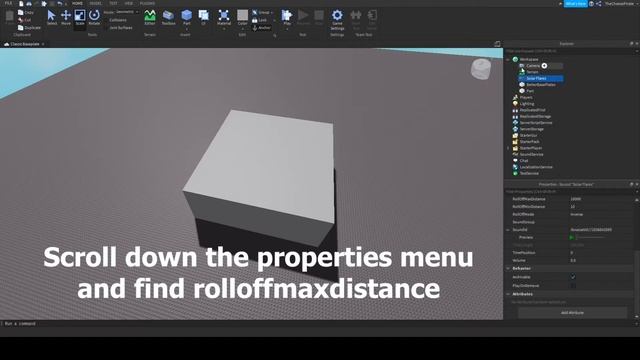 How to make audio play a certain distance only [Roblox Studio] смотреть онлайн