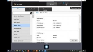 How to View and Print Network Configuration with IP Address in Sharp Copier / Printer / Scanner