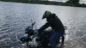 Чуть не утопили Альфу 110