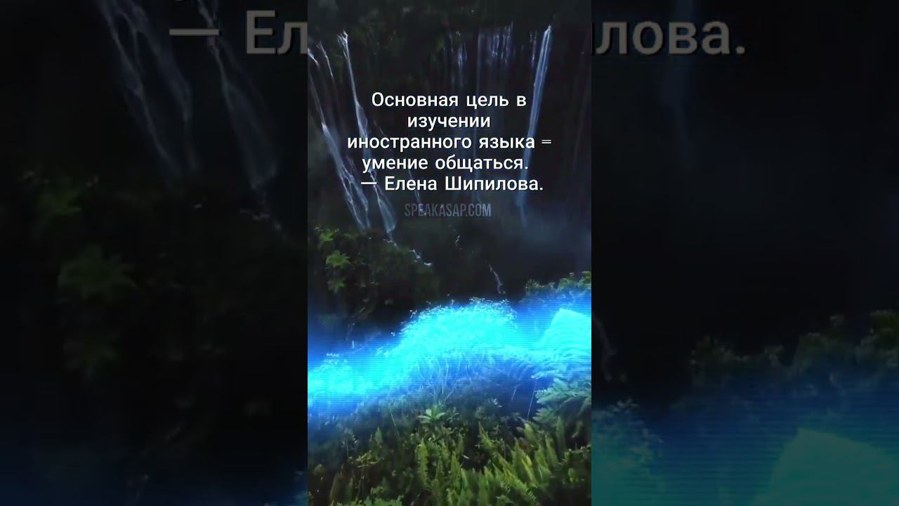 Основная цель в изучении языка - умение общаться. speakASAP®. Елена Шипилова®. смотреть онлайн