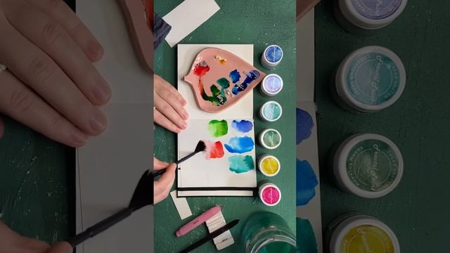 Сухая краска Fractal Paint #акварель #краска #скетчинг #процессрисования #скетчбук #художник смотреть онлайн