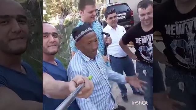 Водители Ташкента вручили наманганскому пенсионеру велосипед