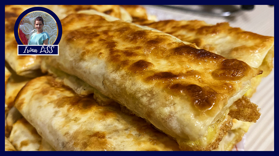 Быстрые ПИРОЖКИ с начинкой на сковороде – Рецепт из лаваша с мясом –Как свернуть конвертик из лаваша