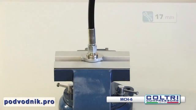 Замена шланга высокого давления компрессора Coltri MCH-6 смотреть онлайн