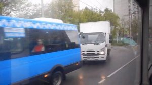 Поездка на троллейбусе СВАРЗ-МАЗ-6275 № 8988 Маршрут № м7 Москва