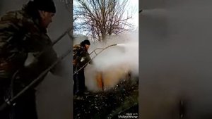 Ошпаривание уток с помощью ППУ