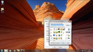 надпись на рабочем столе