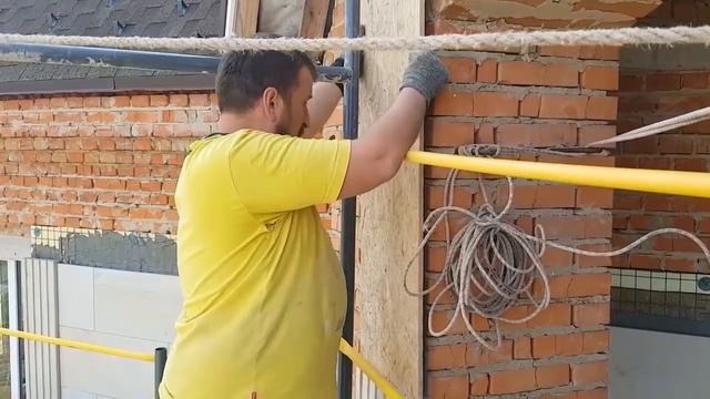 утепление дома минеральной ватой + Песчаник на фасаде здания смотреть онлайн