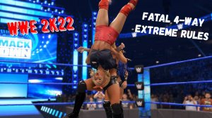 WWE 2K22-FATAL 4-WAY/EXTREME RULES - LACEY EVANS VS ALEXA BLISS VS SASHA BANKS VS TONI STORM