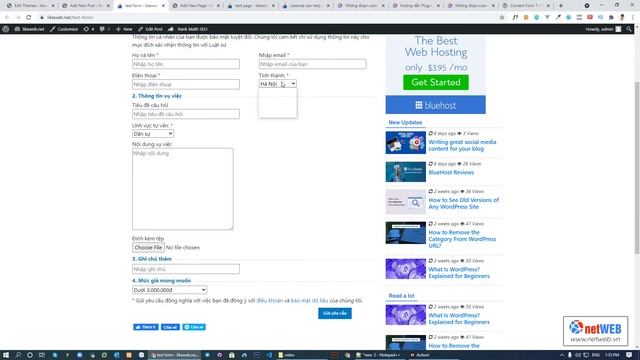 Hướng dẫn Plugin Contact Form 7 cho website wordpress смотреть онлайн