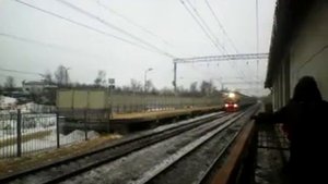 встречка двух ЭП2Д на станции Отрадное стандарт плюс и экспресс рэкс