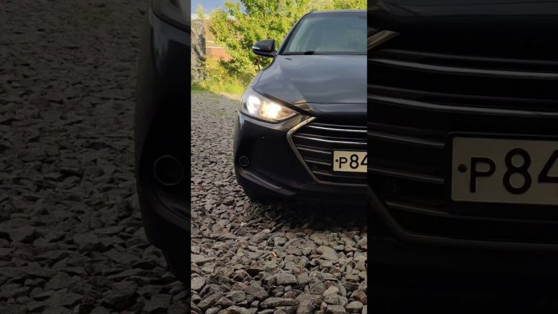 Переделка штатных выгоревших дхо Hyundai elantra.