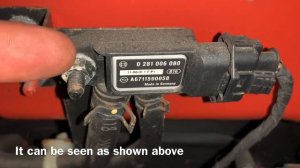 Ssangyong Korando Exhaust Diesel Particulate Filter DPF Pressure Sensor Location