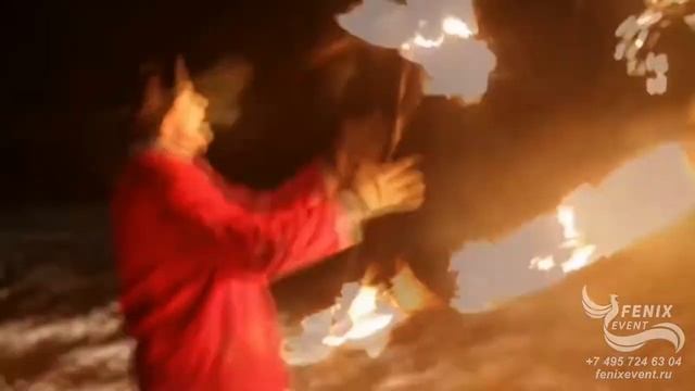 Заказать огненное шоу на праздник масленицу в Москве - русское народное фаер шоу на свадьбу и юбиле