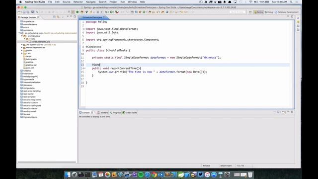 Scheduled Tasks in Spring Boot смотреть онлайн