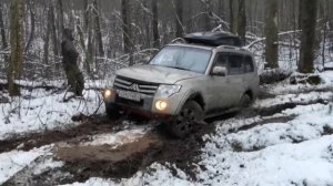 Паджеро 4 и Паджеро спорт offroad Ржевский полигон