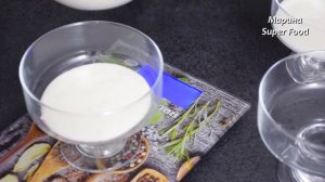 НЕЖНЫЙ ЛЁГКИЙ ДЕСЕРТ за СЧИТАННЫЕ МИНУТЫ ? "ПОЛОСАТОЕ" СМЕТАННОЕ ЖЕЛЕ