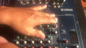 MIXER TESTING (YAMAHA MG82cx)