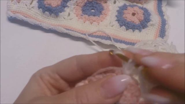 8 . Goldfaden Мастер класс Плед для малыша Вязание крючком crochet a baby blanket смотреть онлайн
