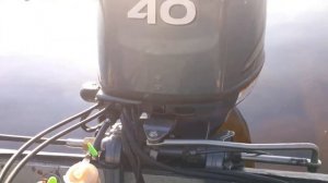 Запуск yamaha F 40 BET после зимы