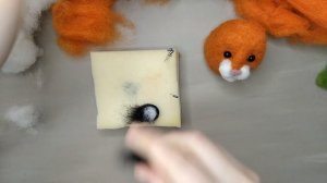 Валяние из шерсти. Как свалять тигра из шерсти.