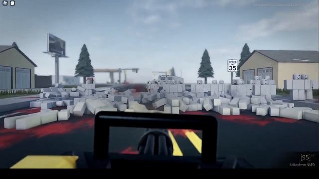 200 Bots vs 2 Miniguns [Roblox town] смотреть онлайн