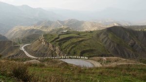 Дагестан: на въезде в село Чох
