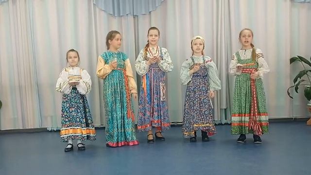 Младшая группа фольклорного ансамбля "Забава" - Заклички
