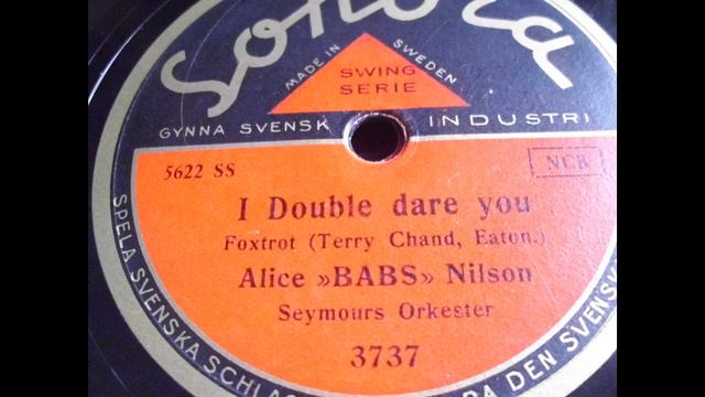 Alice 'Babs' Nilson with Seymours orkester (Stockholm 1941) смотреть онлайн