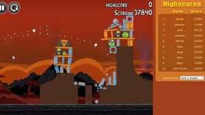 angry birds volcano 1-3 gameplay