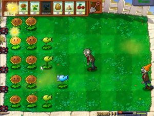 Plants vs Zombies / Adventure 1 Day 8 / Растения против Зомби / Прохождение