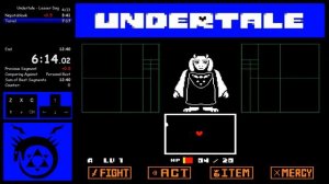 Undertale Lesser Dog Speedrun 12:26 NEW PB