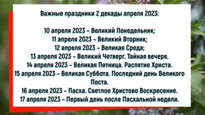 Когда будет Вербное воскресенье, Пасха, Радоница. Церковные праздники в апреле 2023