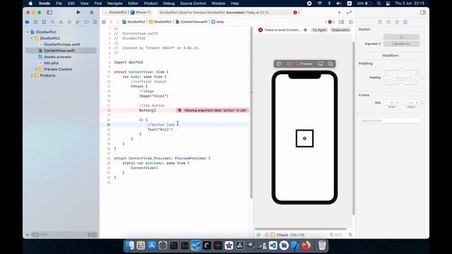 Develop Dice App in Xcode using SwiftUI смотреть онлайн
