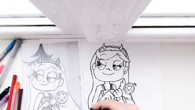 Как нарисовать Стар/Star из мультика Звезда против Сил Зла смотреть онлайн