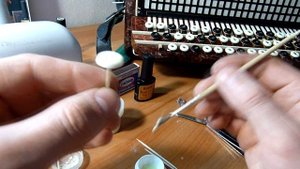 Как сделать светящиеся кнопки на баяне?