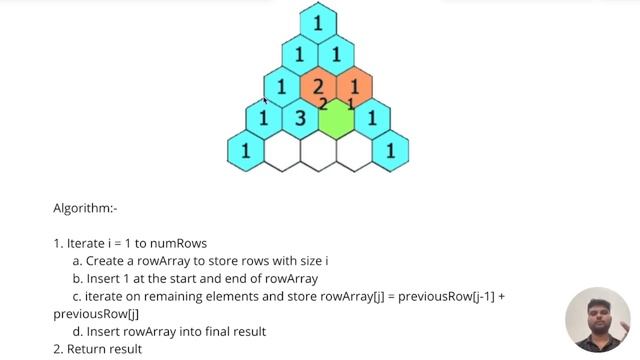 N Rows Of Pascals Triangle Problem - Google Interview Preparation Series смотреть онлайн