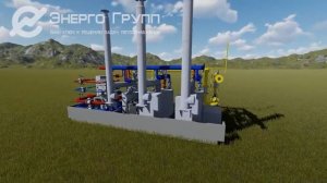 3D визуализация проекта модульной котельной